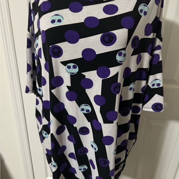 LulaRoe nightmare before Christmas blouse size M - Picture 3 of 5